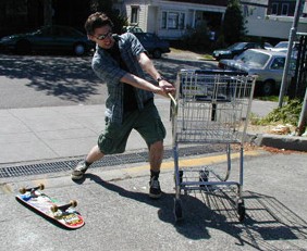 half_pipe-strike2 If he has time to spare Half Pipe will sometimes dismount the board so he can get some extra traction while striking the Cart.